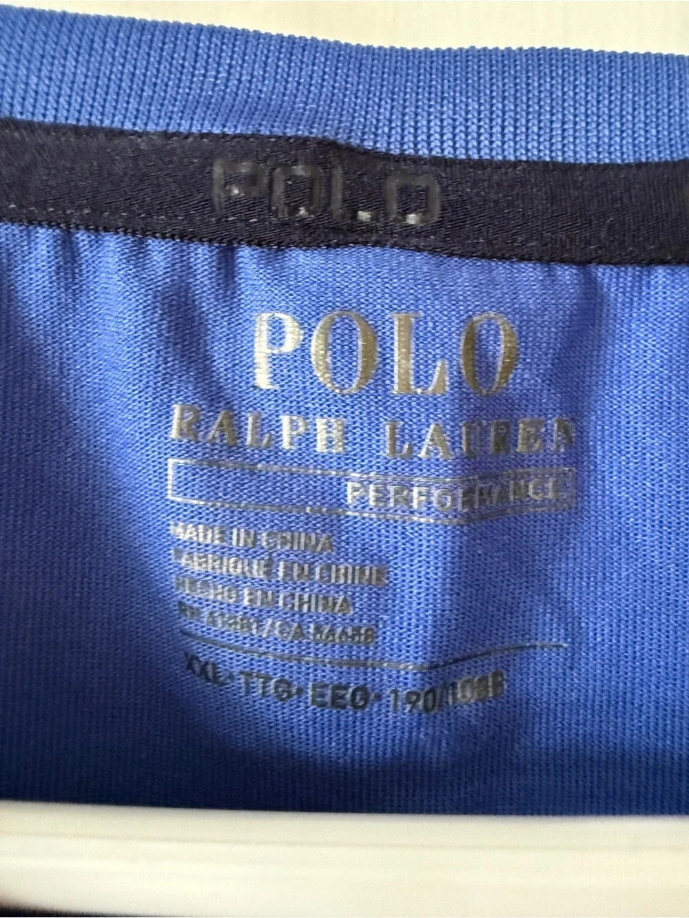 Polo by Ralph Lauren Men’s Royal Blue Crew Neck T-Shirt 2X